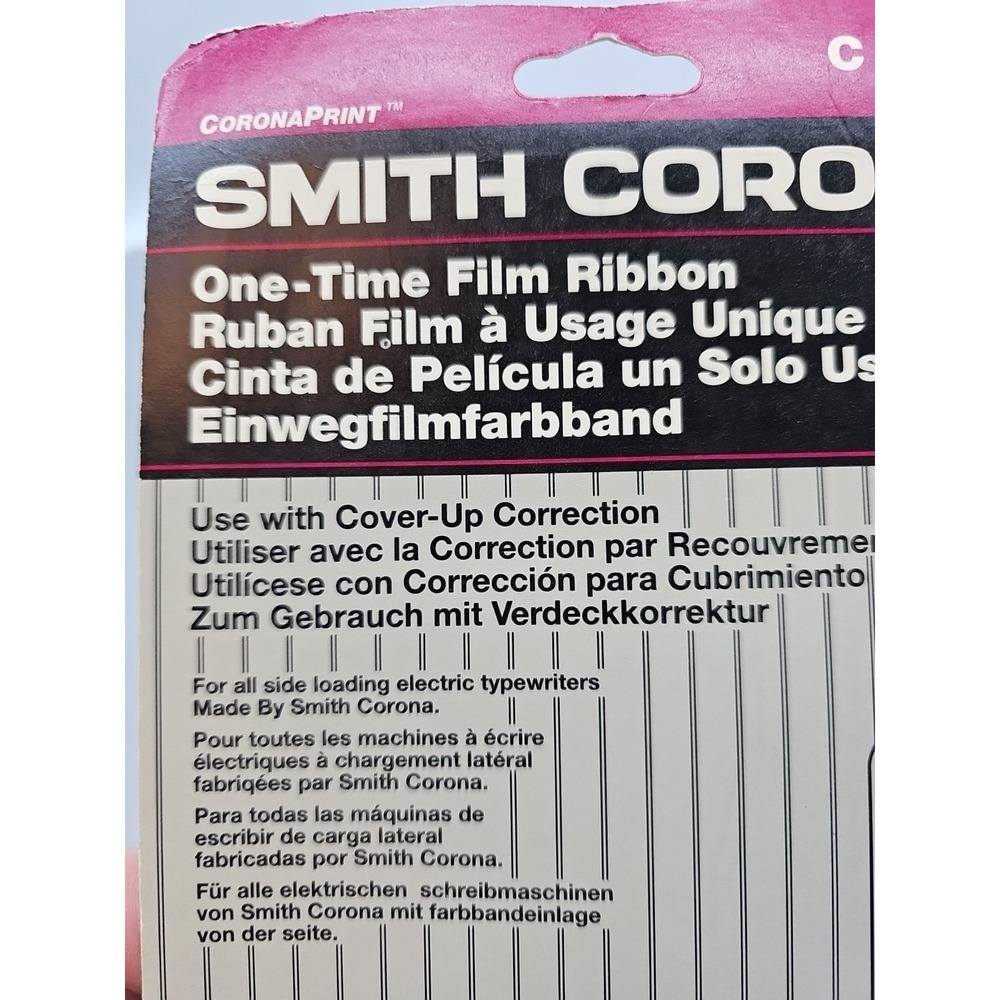 Smith Corona Model 17558 Nylon Typewriter Ribbon - New/Sealed - Picture 2 of 4